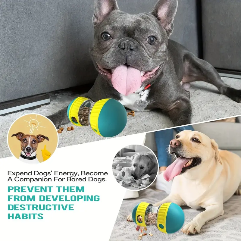 Interactive Dog Treat Dispenser Toy – Adjustable Puzzle Feeder for Smart & Happy Dogs