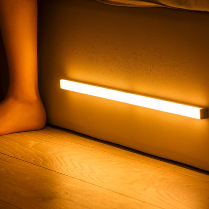 Motion Sensor LED Light Bar – Rechargeable Under Cabinet Night Light for Kitchen, Wardrobe & Stairs