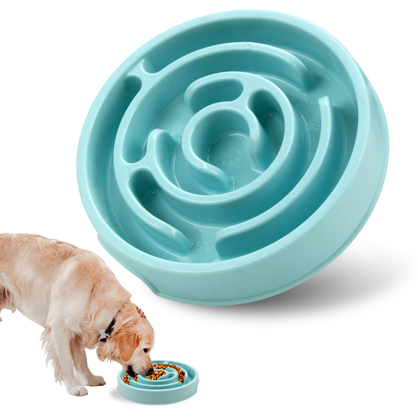 Slow Feeder Dog Bowl – Anti-Choking Puzzle Bowl for Dogs & Puppies