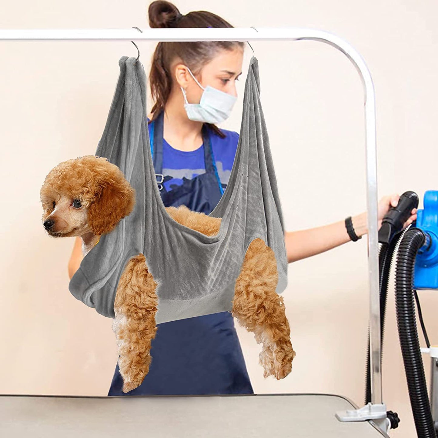 Pet Grooming Hammock Sling – Stress-Free Dog Nail Trimmer