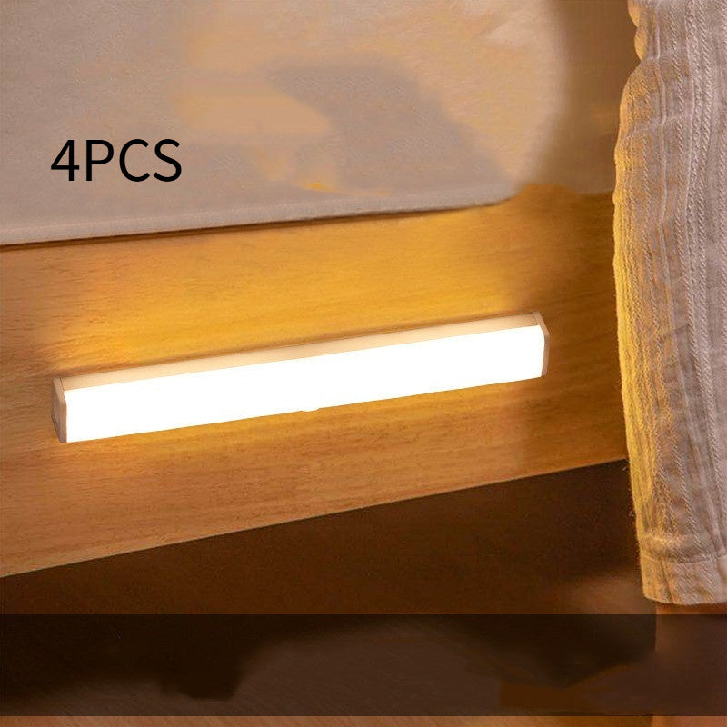 Motion Sensor LED Light Bar – Rechargeable Under Cabinet Night Light for Kitchen, Wardrobe & Stairs