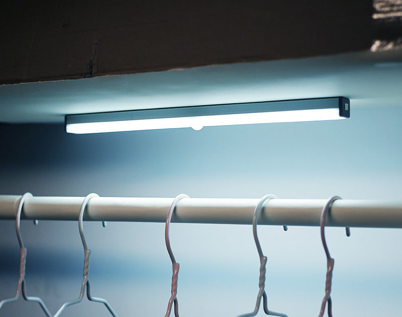 Motion Sensor LED Light Bar – Rechargeable Under Cabinet Night Light for Kitchen, Wardrobe & Stairs