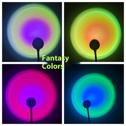 GlowSun™ Aesthetic Sunset Lamp USB