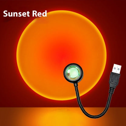 GlowSun™ Aesthetic Sunset Lamp USB