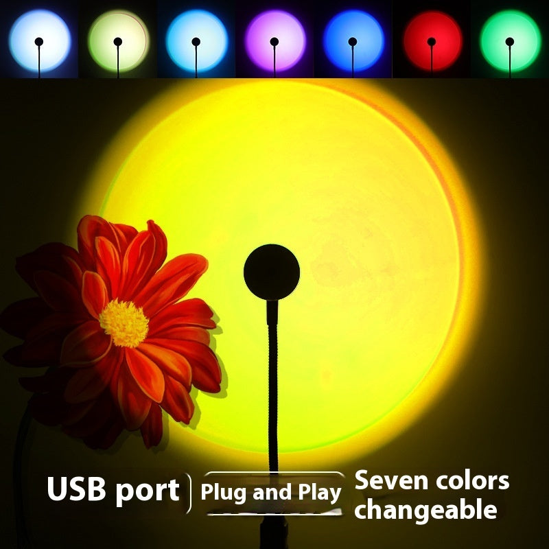 GlowSun™ Aesthetic Sunset Lamp USB