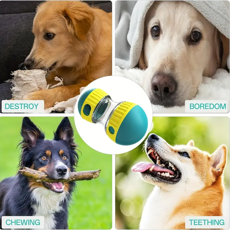 Interactive Dog Treat Dispenser Toy – Adjustable Puzzle Feeder for Smart & Happy Dogs
